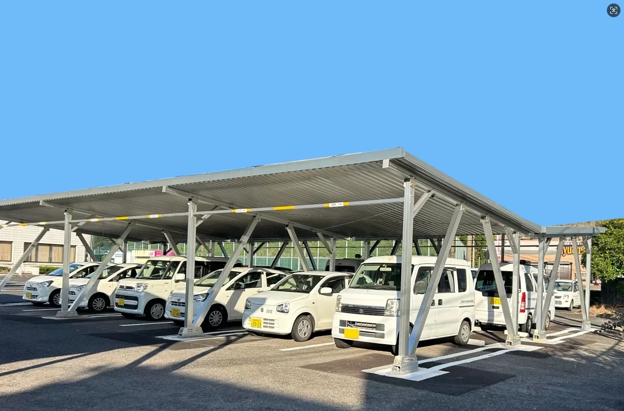 Matsuura, Japan 225.3kW Carport Bracket Project